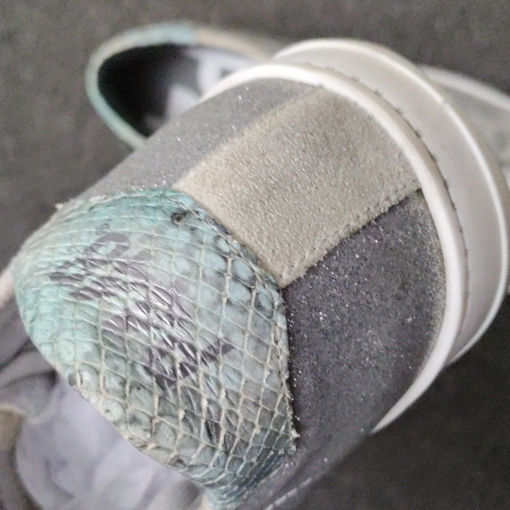 P448 Johnny Glitter Ice /Python Low Cut Sneakers - image 6